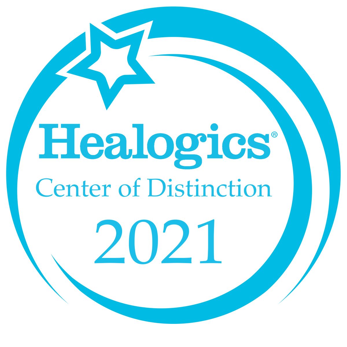 Healogics Center of Distinction 2021 Logo